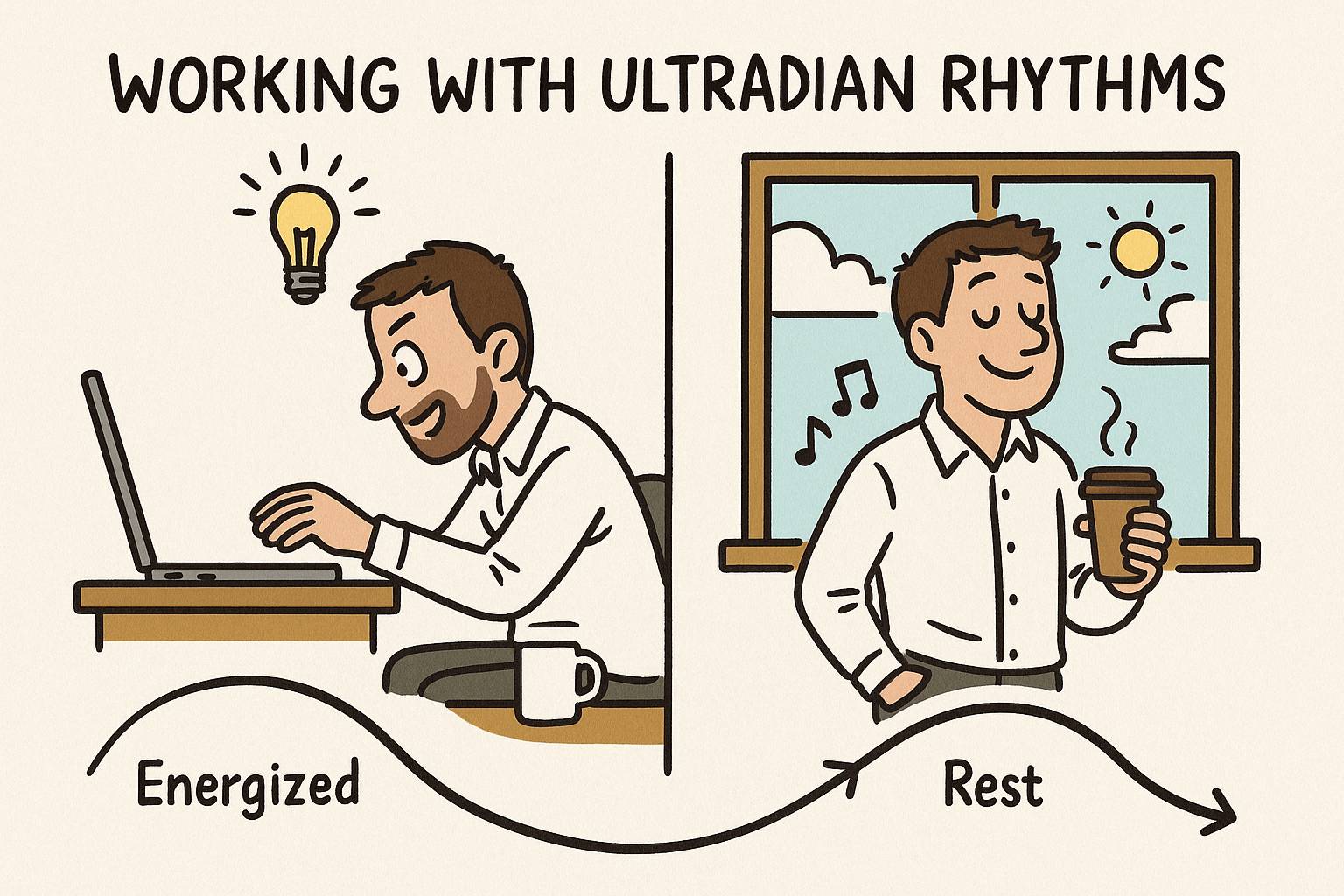 Ultradian rhythms in effect 