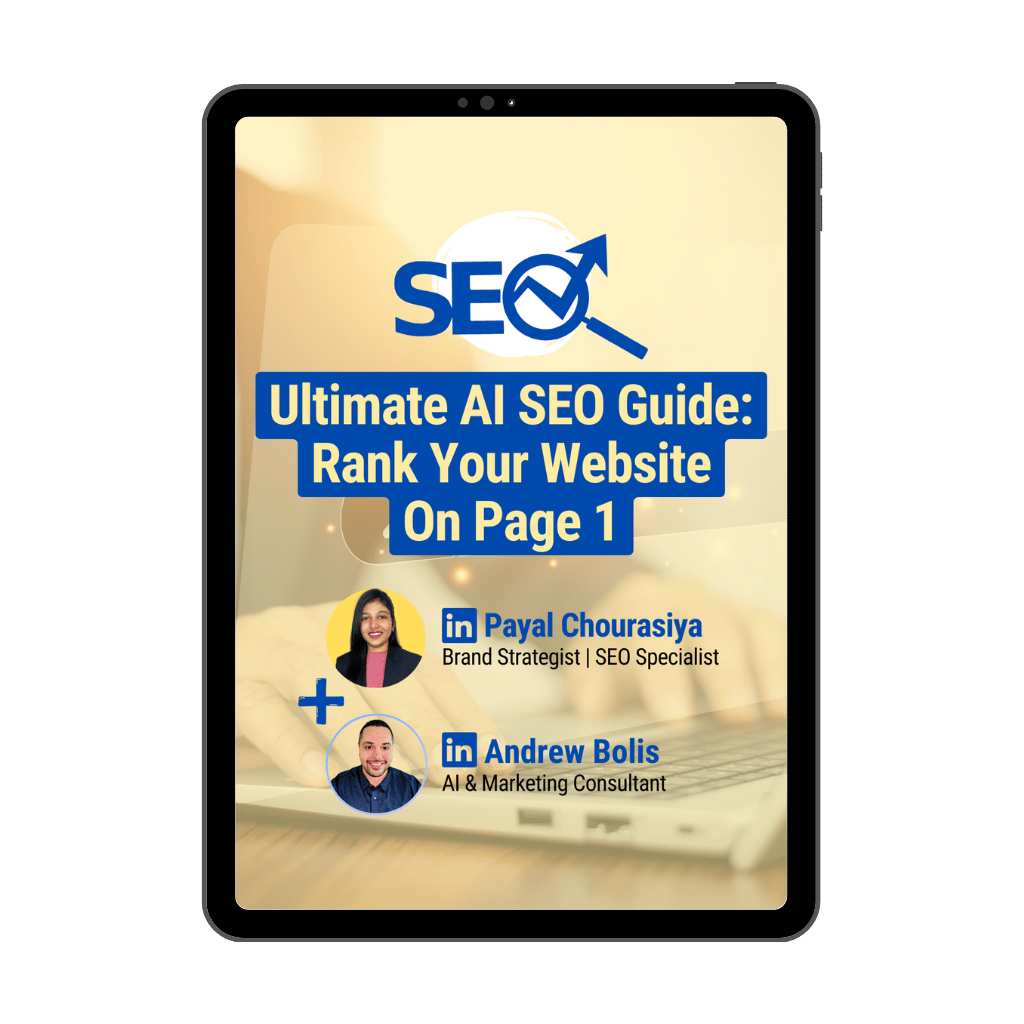 Ultimate ai seo guide rank your website on page 1 free pdf guide