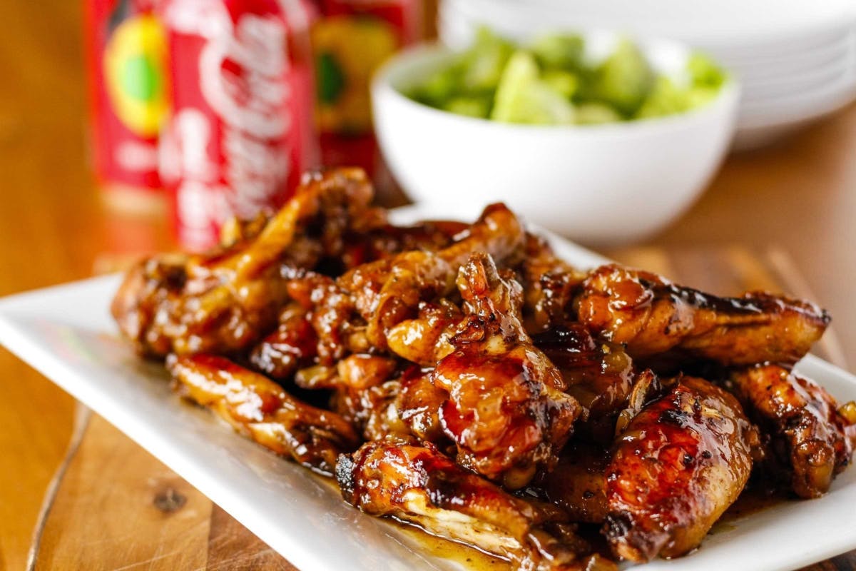 baked Coca-Cola chicken wings