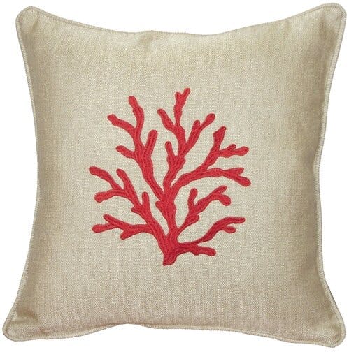 Sea Coral Throw Pillow