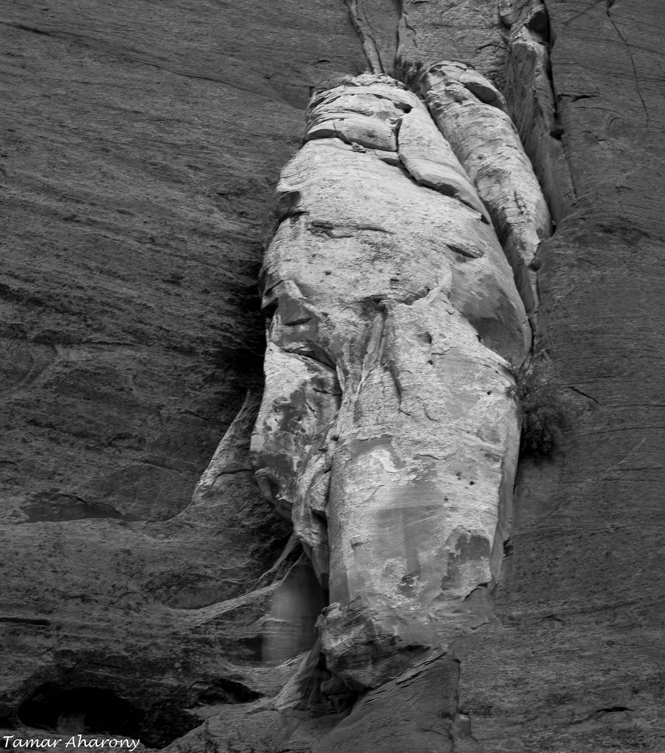 rock formation in a canyon