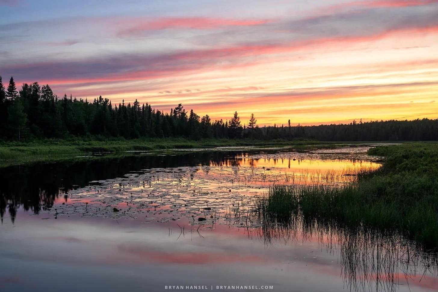 lake sunset