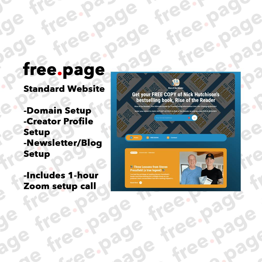 Free.Page Standard Setup