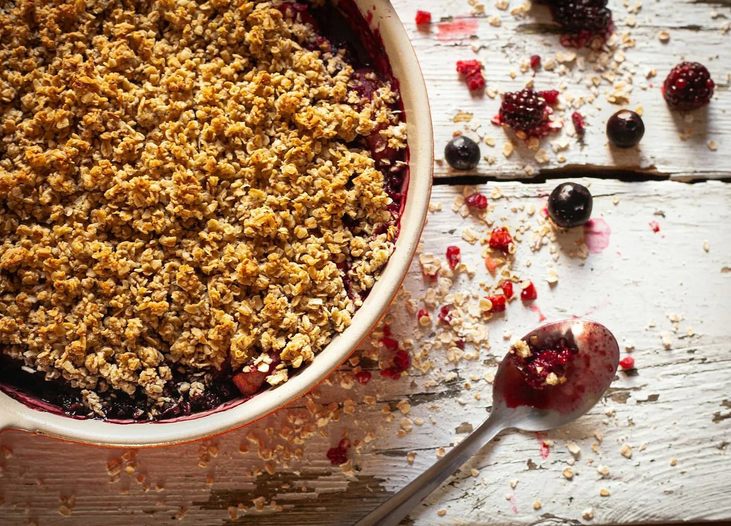 streusel topped cake