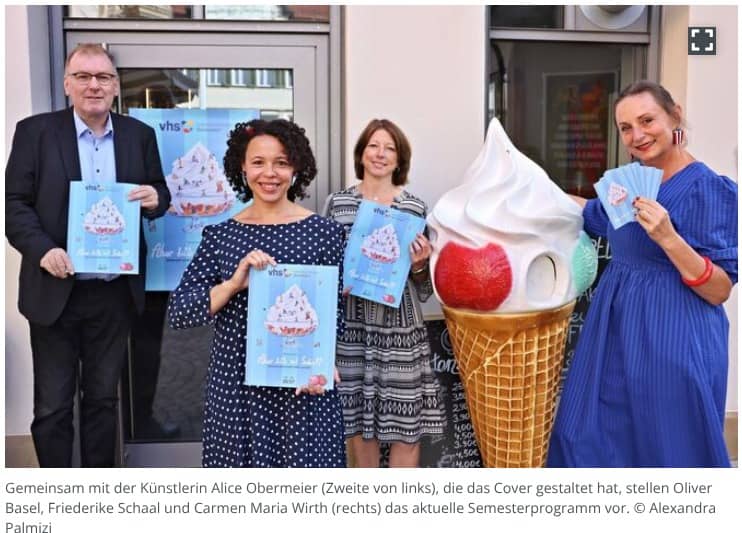 Vokshochschule Schorndorf Aber bitte mit Sahne Programmheft