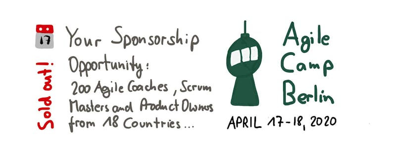 Sponsor the Agile Camp Berlin, April 17-18, 2020