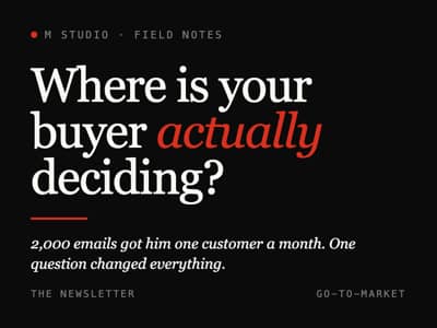 Where is your buyer actually deciding?