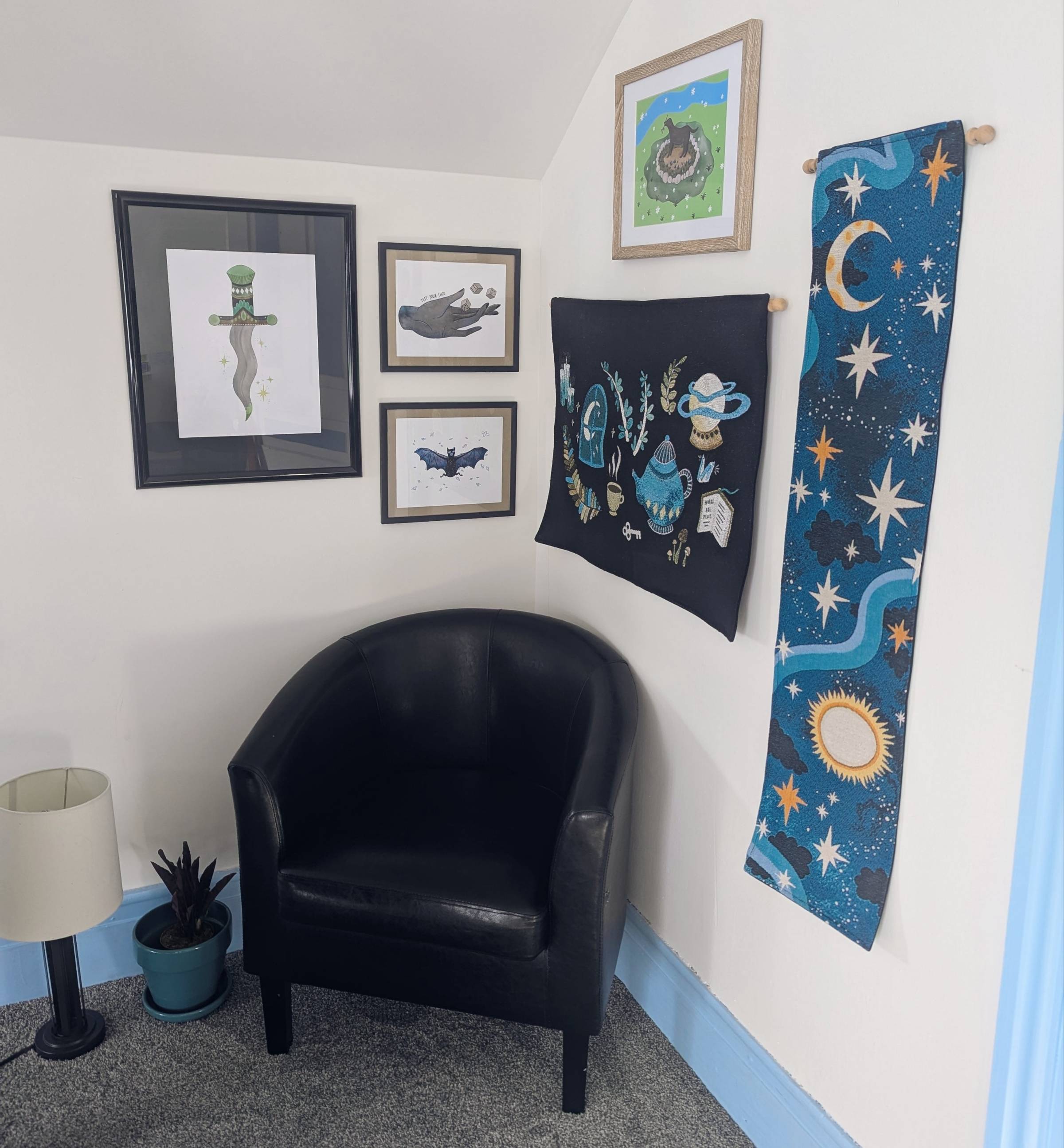 Carolyn Tantanella art studio