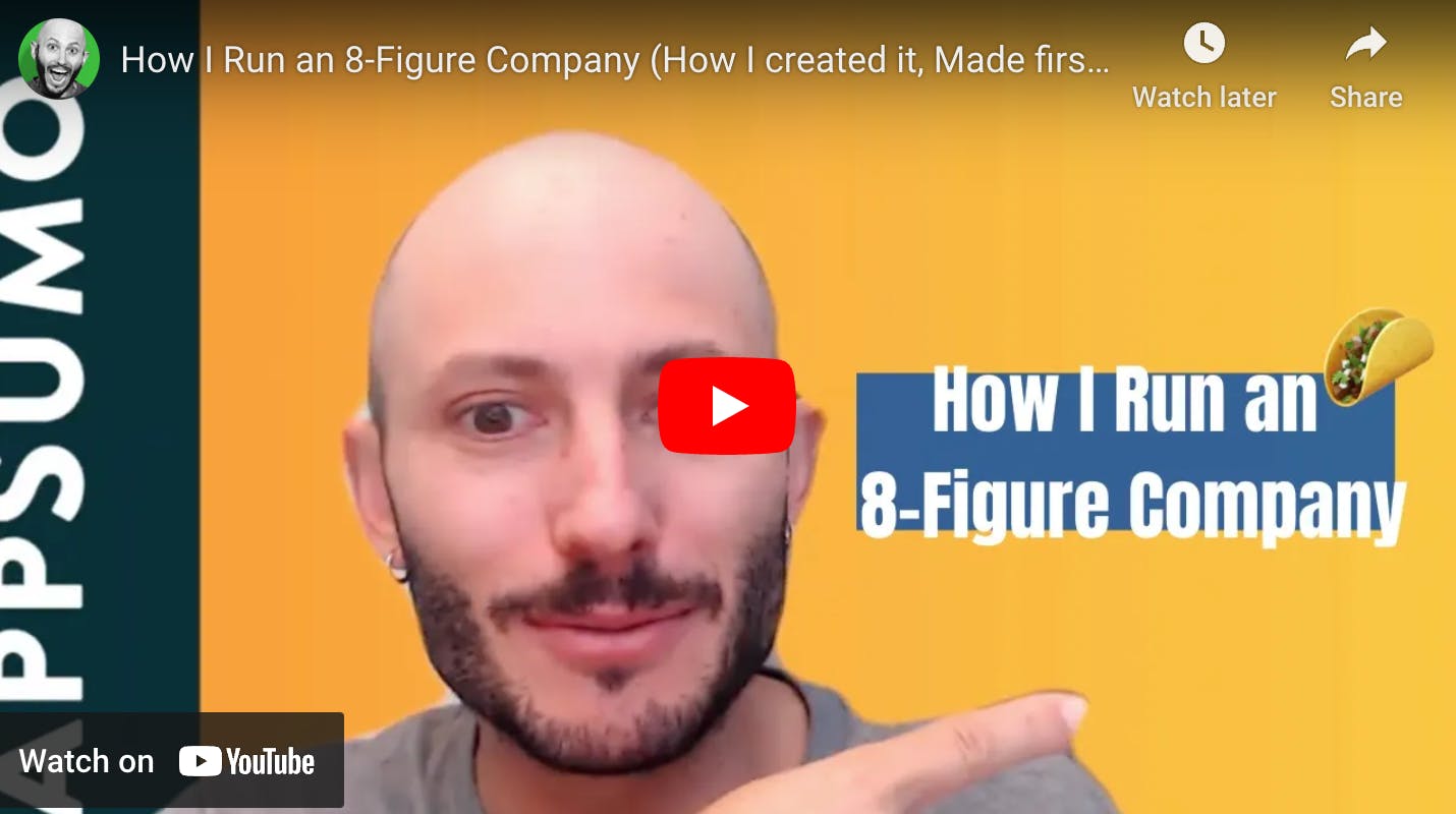 how to run an 8 figure company