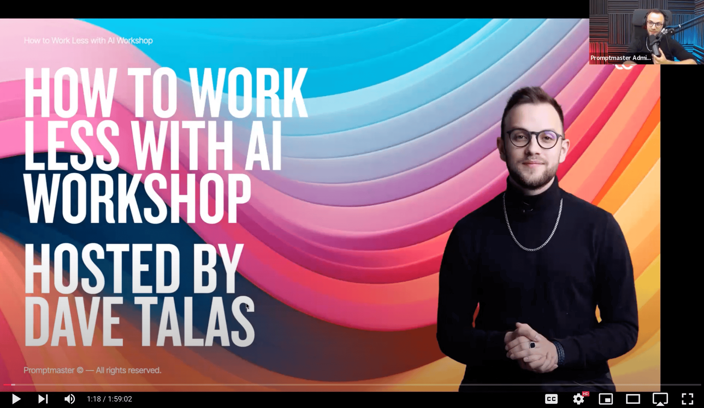 how to work less with ai workshop