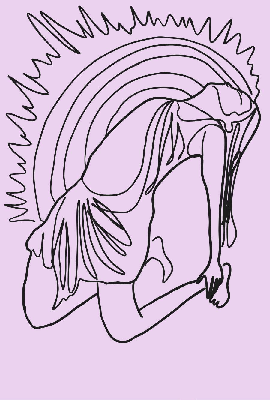 Drawing by Seema Chopra MSc