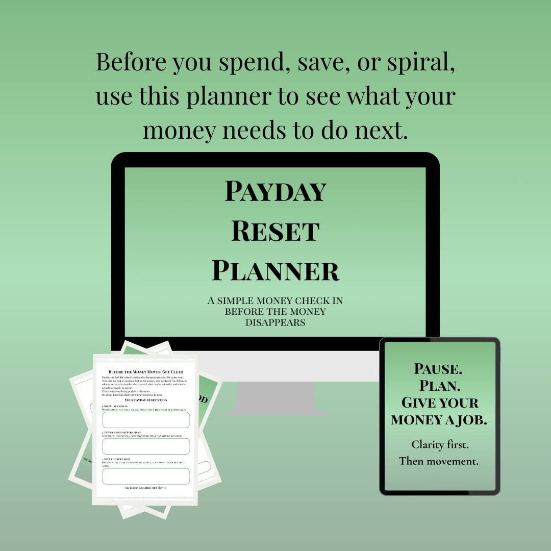 Payday Reset Planner