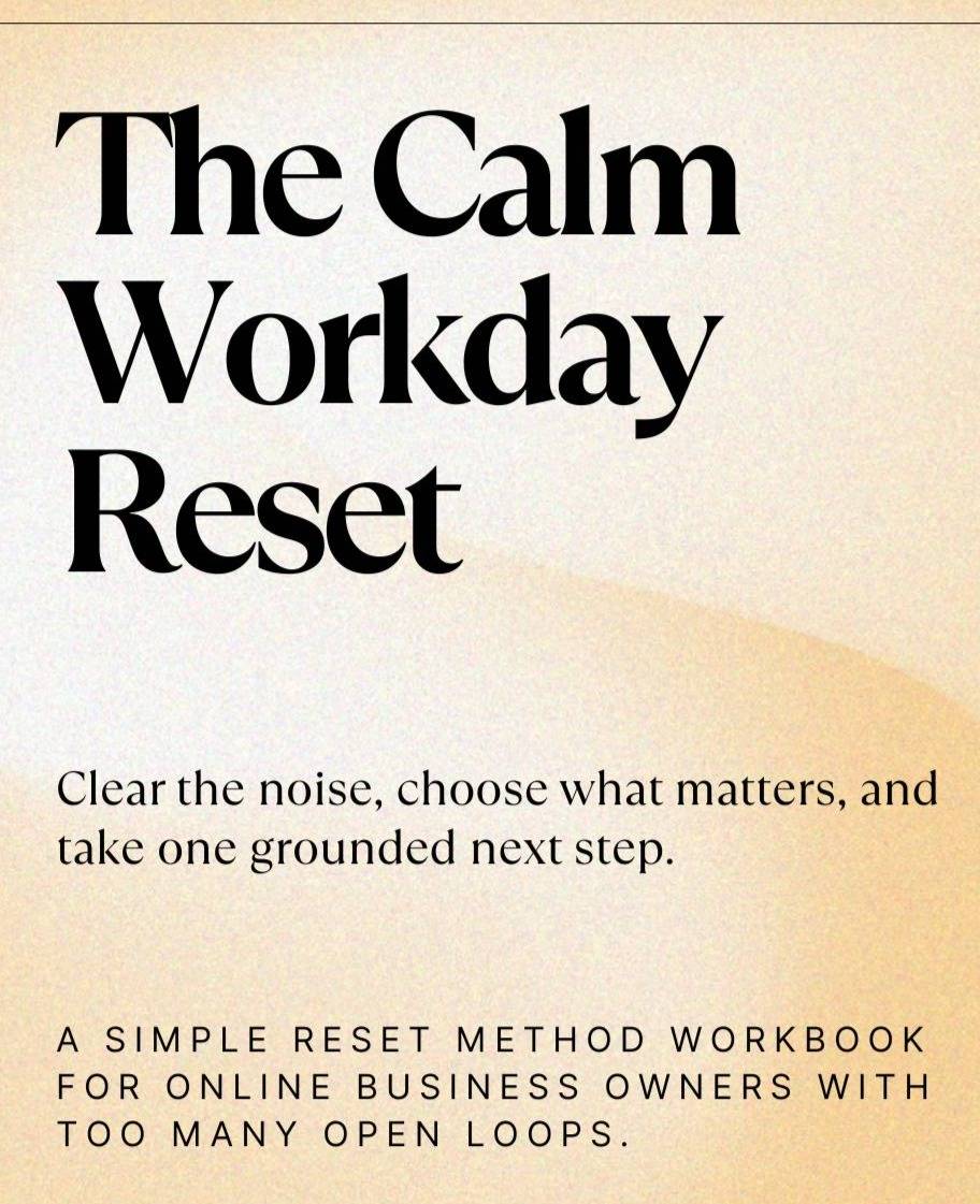 The Calm Workday Reset