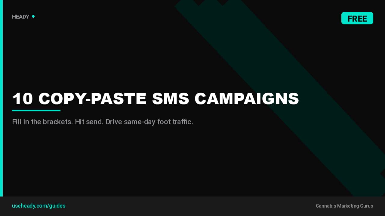 Dispensary Messaging Cheat Sheet - 10 Copy-Paste Messages That Drive Same-Day Sales