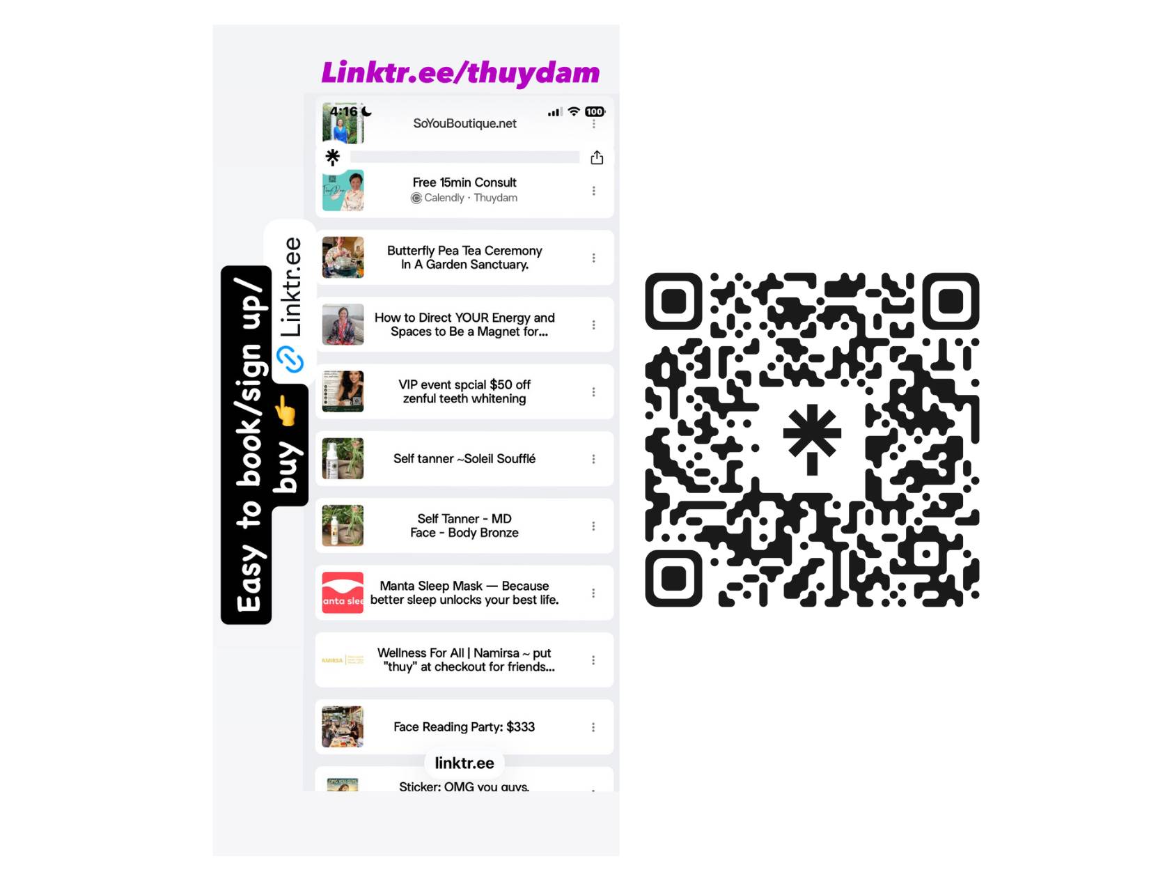 one site to clearly book/buy So You Boutique