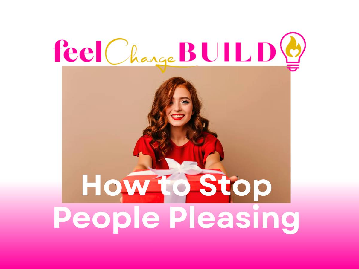 Woman holding out a gift