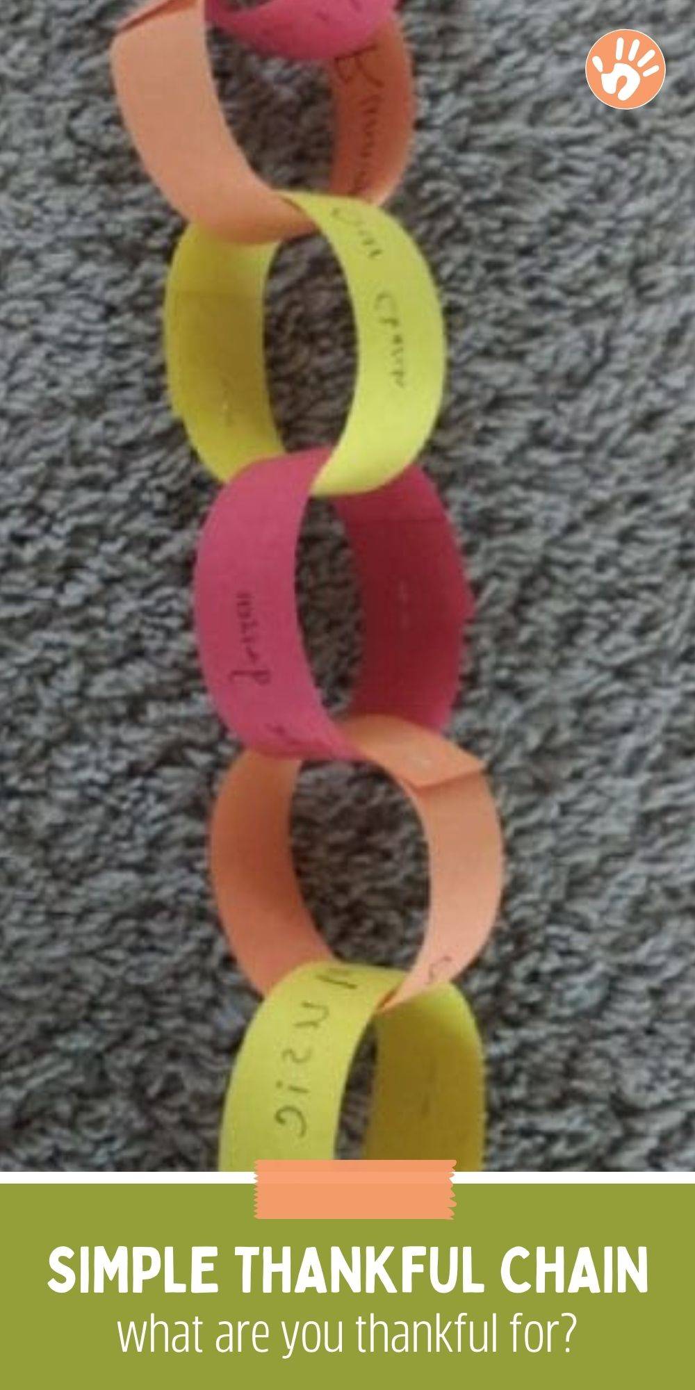 Help your kids understand gratitude with a simple Thankful Chain (or Tree!). Easy to set up, fun for little hands, and meaningful for the whole family.