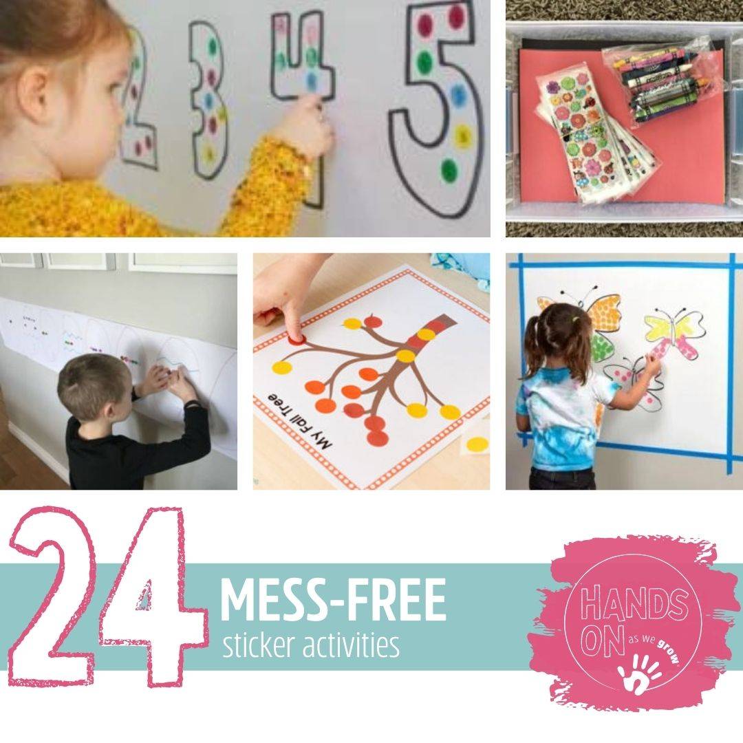 Sticker Activities + Next Week's Activity Plan