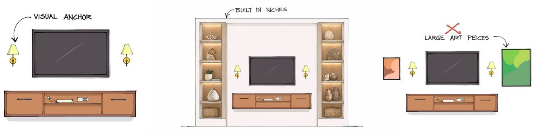 How to Design TV wall