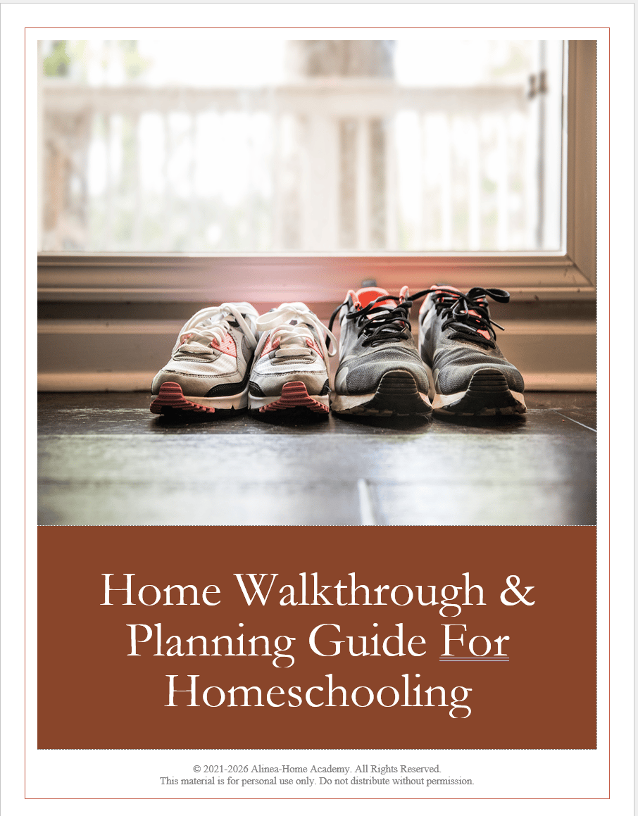 Home Walkthrough & Planning Guide For Homeschooling