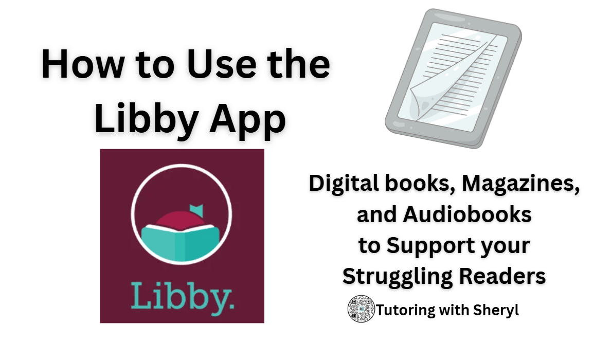 How to use the Libby App (digital picture of Libby logo)