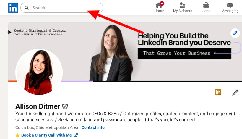 Free Search Option on LinkedIn to Find Clients