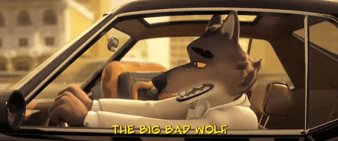 The big bad wolf from Bad Guys