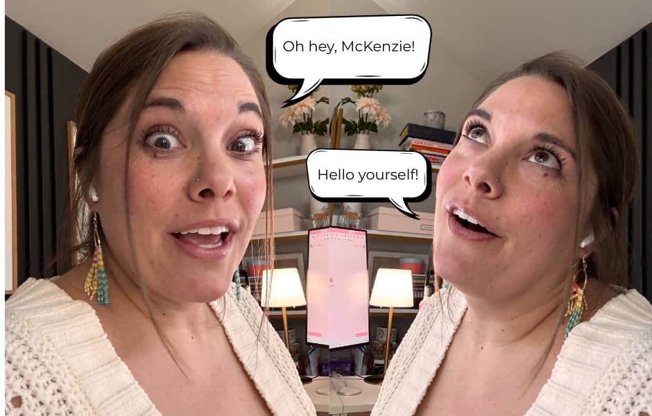 I'm talking to myself again