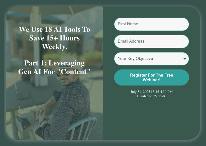 The AI Webinar on July 31, 2025