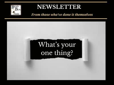 What's the ONE thing you need in Personal Branding