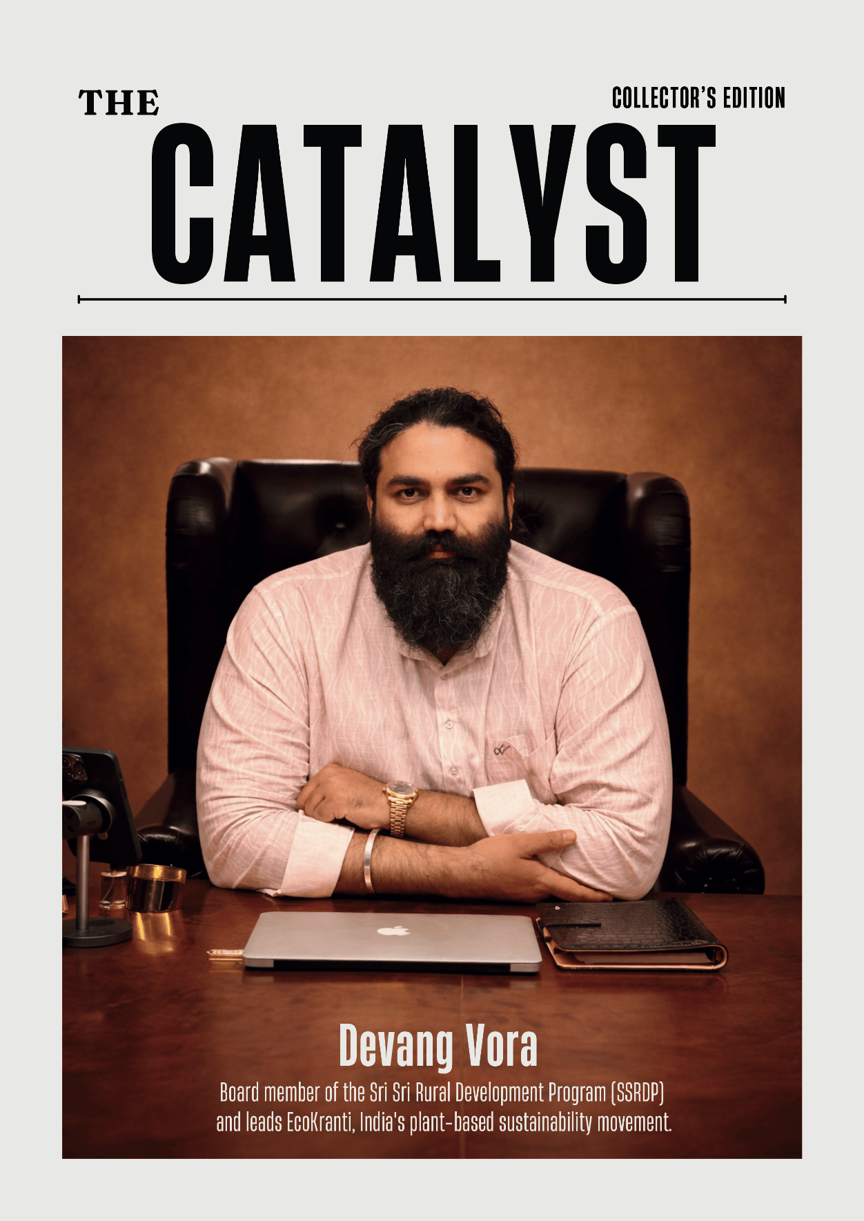 Launch of "The Catalyst - The Collector's Edition" with Devang Vora, Board Member of SSRDP (Art Of Living) 