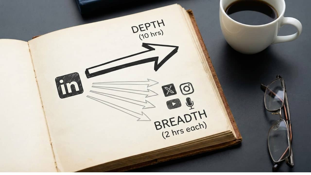 Breadth vs Depth on Social Media