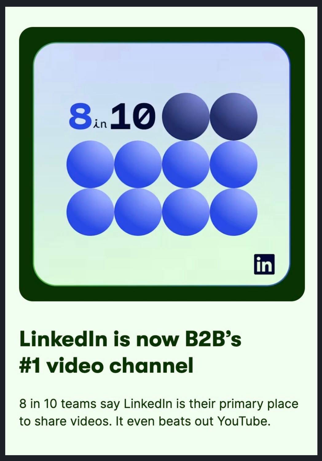 LinkedIn just beat YouTube