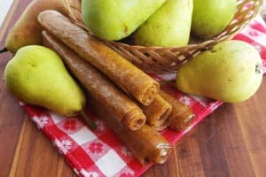 pear fruit leather