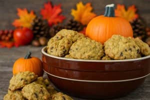 pumpkin oatmeal cookies