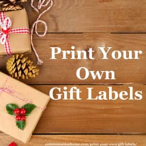 printable gift labels