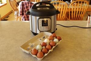 cooking eggs in the Instant Pot