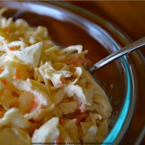 sour cream coleslaw