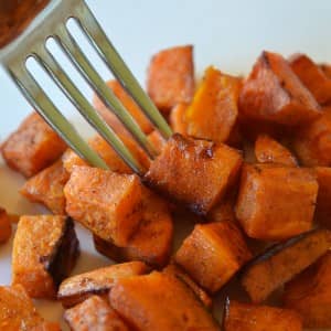 oven roasted sweet potatoes