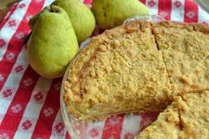 pear custard pie