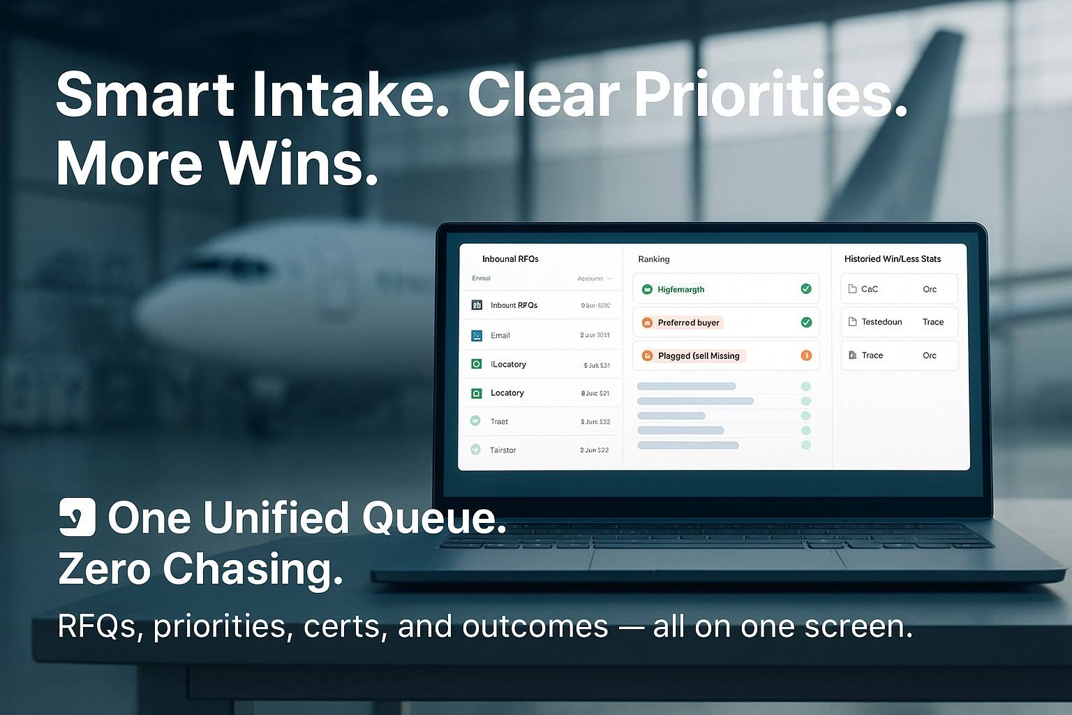 Smart Intake & Action Routing for Aviation Suppliers | ERP.Aero