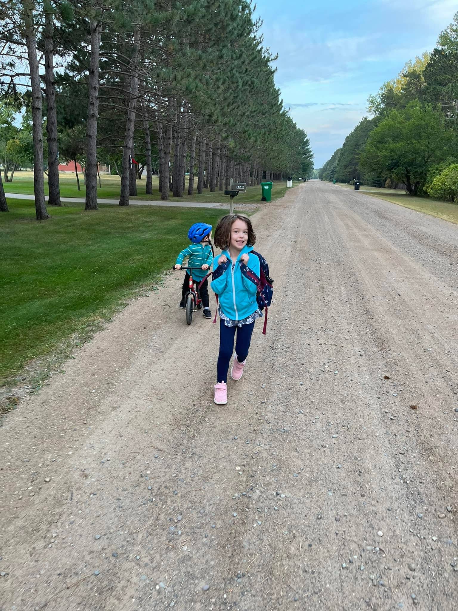 Yesterday was the 1st day of school for both kids! Espen is a preschooler and was so brave getting on his bus and actually going! Netta is a 1st grader!