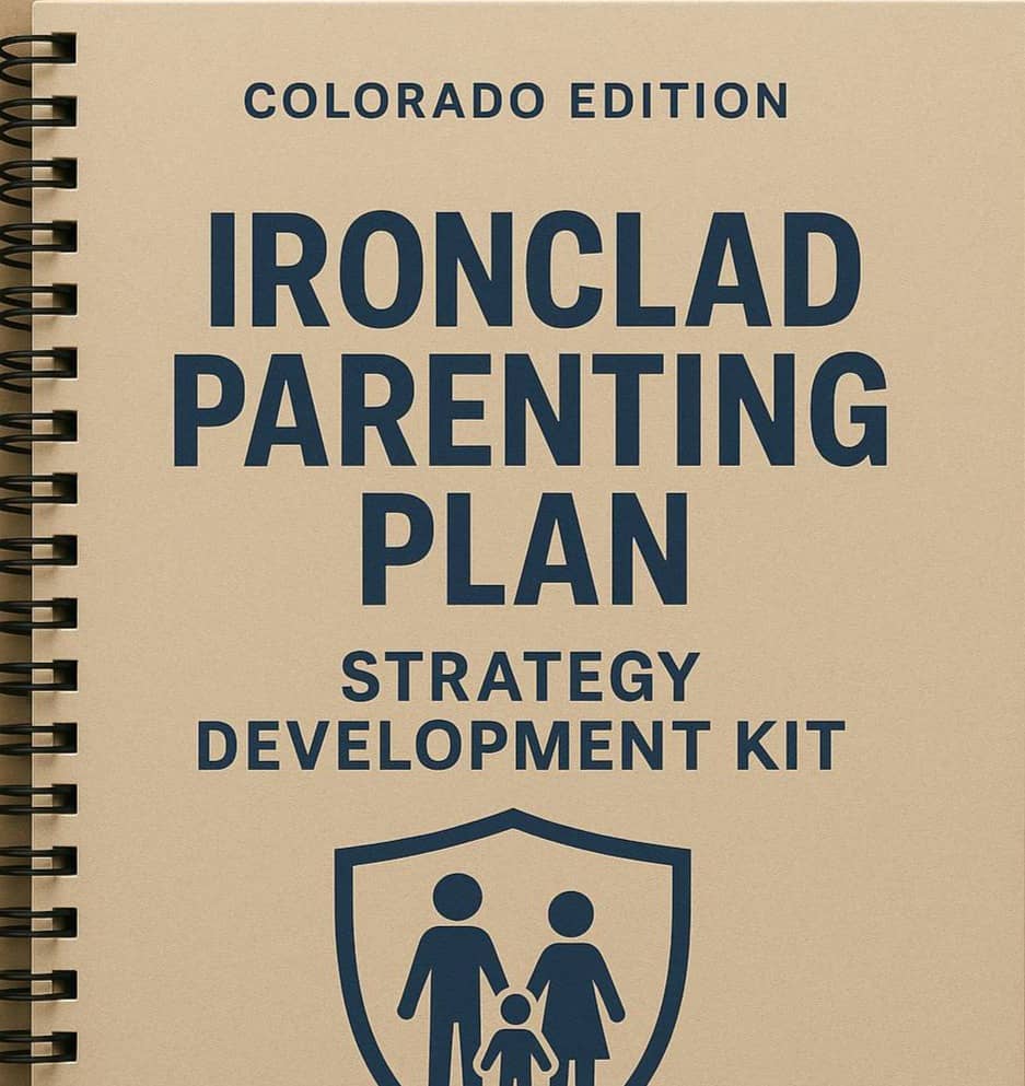 The Ironclad Parenting Plan Strategy Kit - Colorado Basic Edition