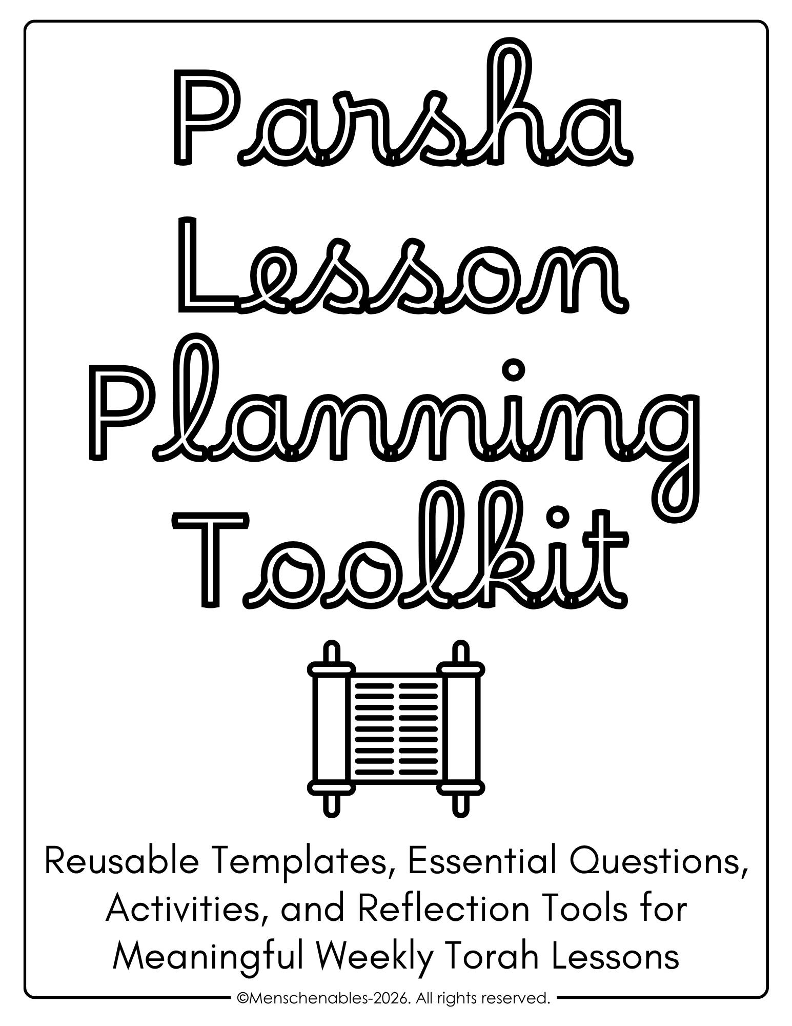 Parsha Lesson Planning Kit