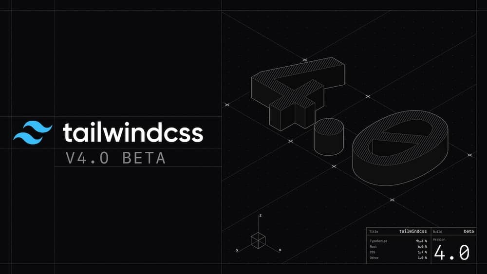 Tailwind CSS v4.0 Beta 1