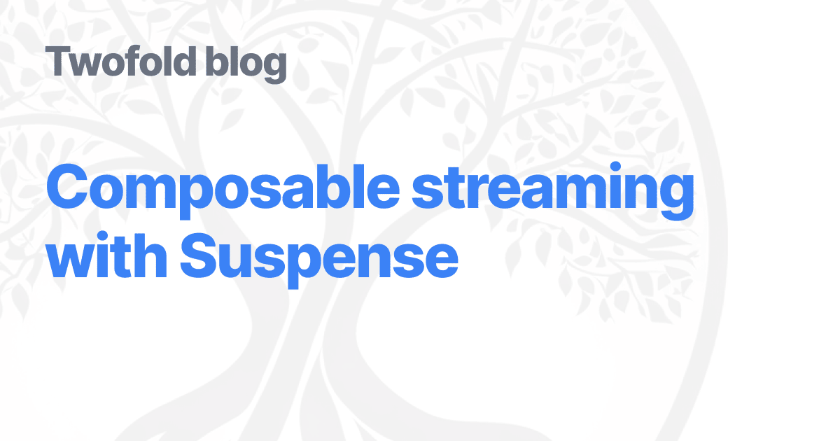 Composable Streaming, State of React Community, SQL in React, Context7, AI Agents, Building MCP Servers