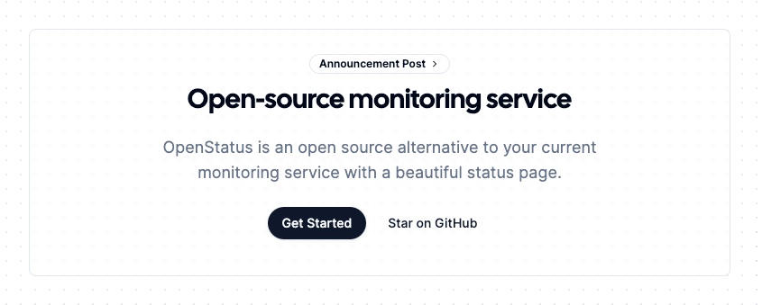 openstatus