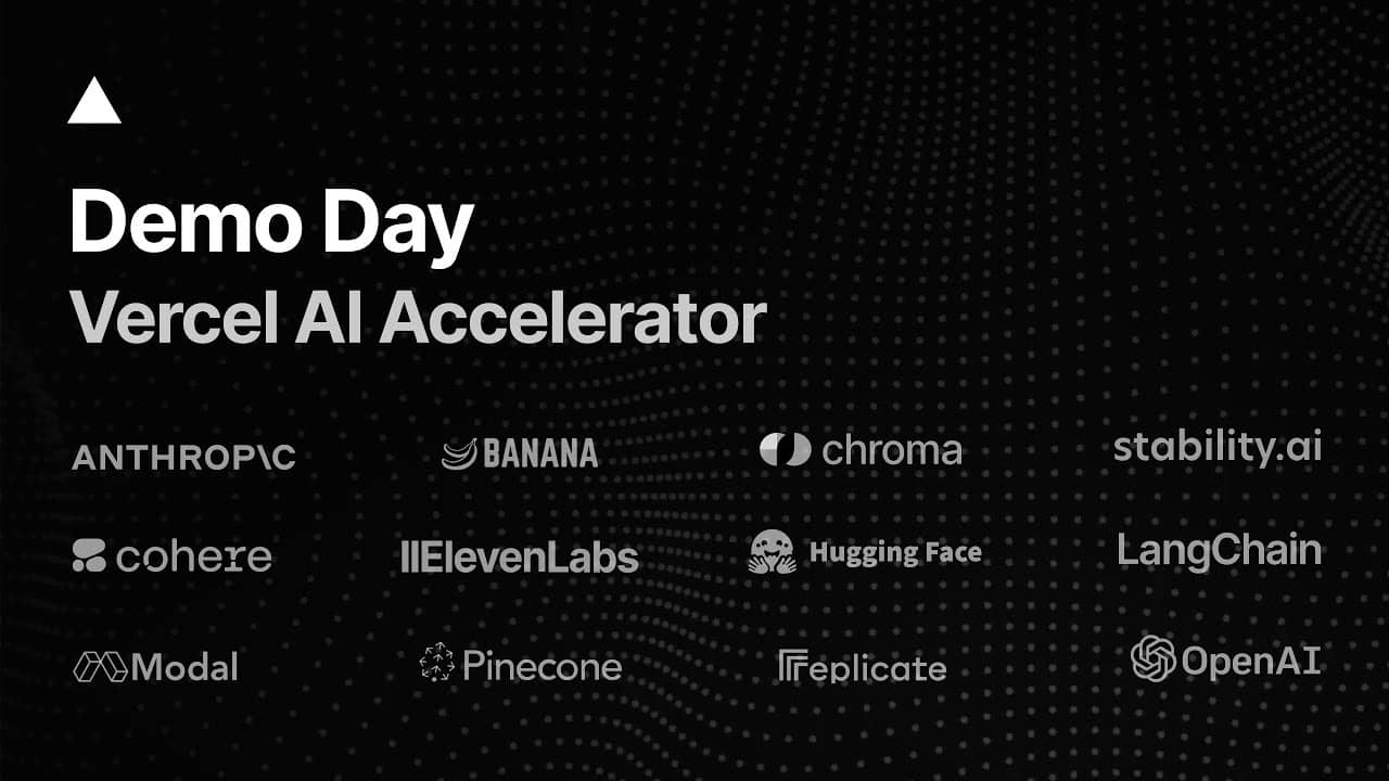 Vercel AI Accelerator Demo Day