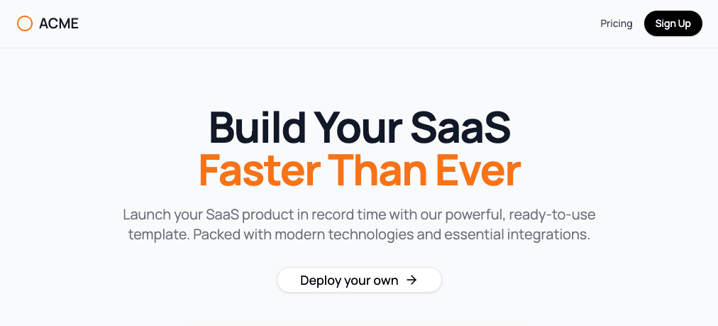 Next.js SaaS Starter