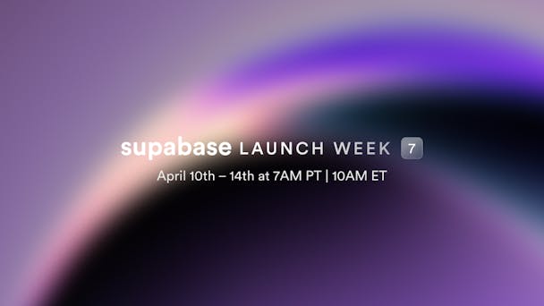 Supabase Launch Week 7